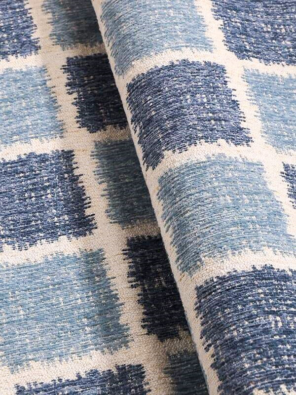 TED Textured Grid Chenille Jacquard Tyg